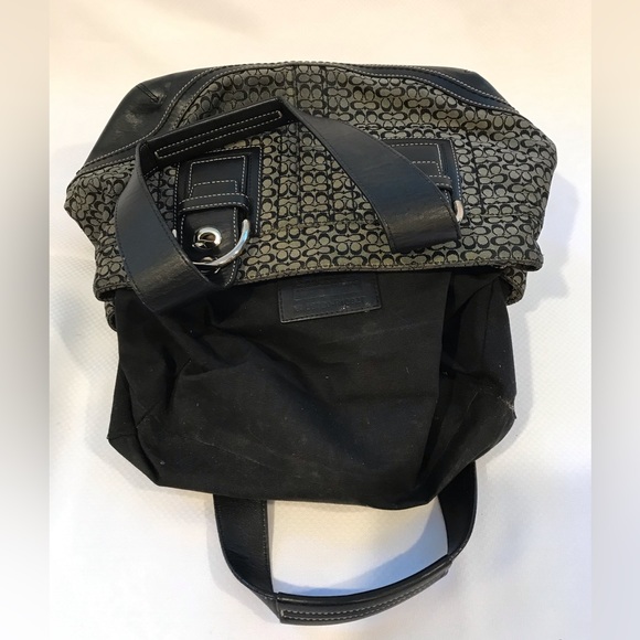 Coach Signature Textile & Leather Tote - Picture 10 of 10